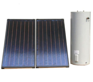Split type solar water heating