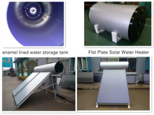Flat plate solar water heater(pressurized type)