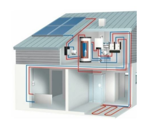 solar electric hot water system