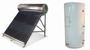 Solar water heaters and electric water heaters