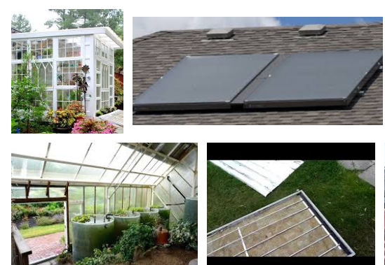 thermal solar water heater greenhouse