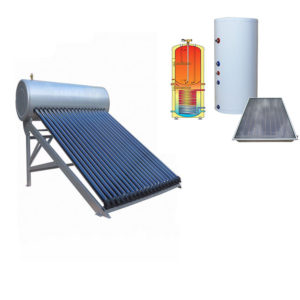 roof vacuum tube and split solar water heating