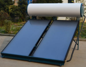 Flat plate solar water heater info