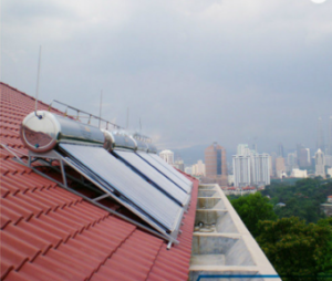 solar water geyser