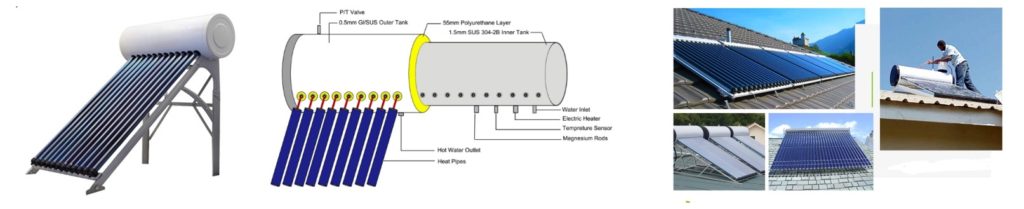 customized sus304 solar water tank