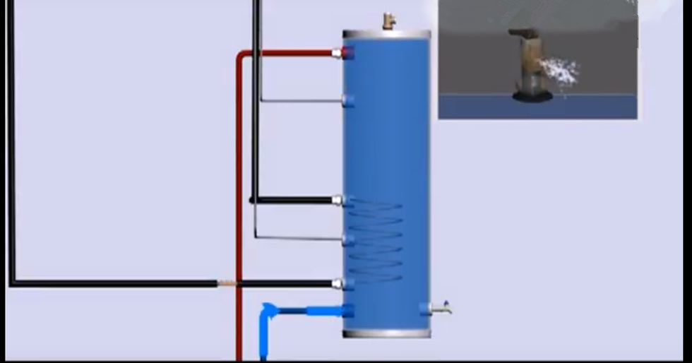 How to install solar water heater on roof ESCOO