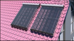 install solar water heater on roof