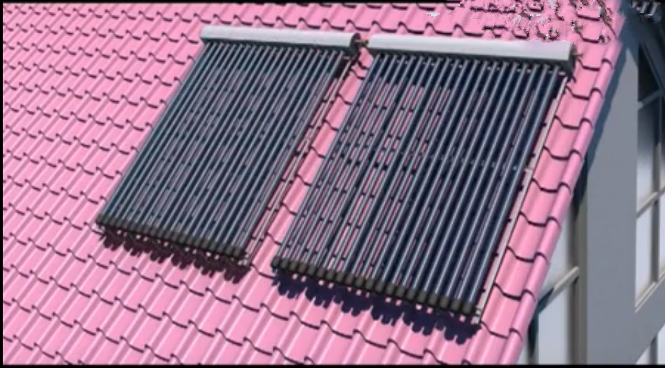How to install solar water heater on roof ESCOO