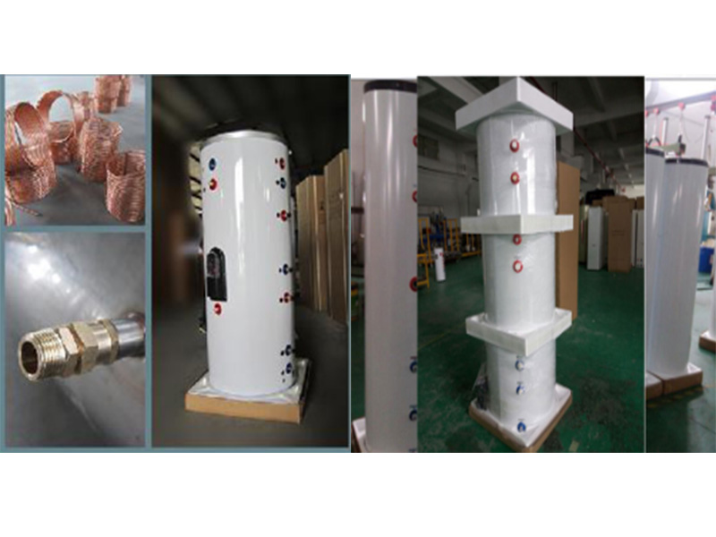 Solar water storage tank